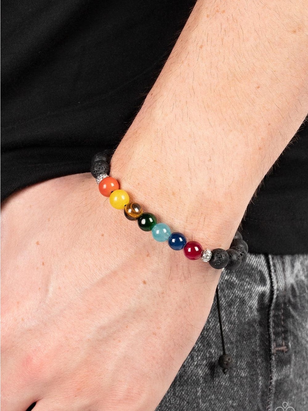 paparazzi Multi-Color Beaded Canyon Kaleidoscope Bracelet